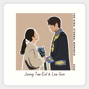 Jung Tae Eul and Lee Gon The King Eternal Monarch Sticker